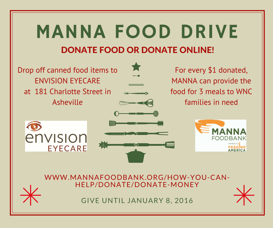 Envision Eyecare Manna Food Drive