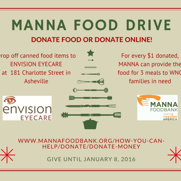 Envision Eyecare Manna Food Drive